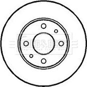 Borg & Beck BBD4915 - Спирачен диск vvparts.bg