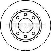 Ferodo DDF263-1 - Спирачен диск vvparts.bg