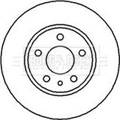 Borg & Beck BBD4913 - Спирачен диск vvparts.bg