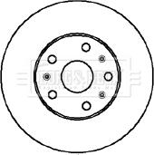 Borg & Beck BBD4930 - Спирачен диск vvparts.bg