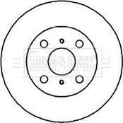 Borg & Beck BBD4924 - Спирачен диск vvparts.bg