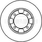 Borg & Beck BBD4920 - Спирачен диск vvparts.bg