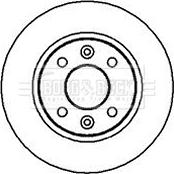 Borg & Beck BBD4928 - Спирачен диск vvparts.bg