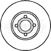 Borg & Beck BBD4973 - Спирачен диск vvparts.bg