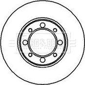 Borg & Beck BBD4446 - Спирачен диск vvparts.bg