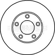 Borg & Beck BBD4447 - Спирачен диск vvparts.bg