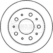 Borg & Beck BBD4405 - Спирачен диск vvparts.bg