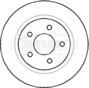 Borg & Beck BBD4403 - Спирачен диск vvparts.bg