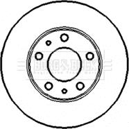 Borg & Beck BBD4414 - Спирачен диск vvparts.bg