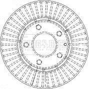 Borg & Beck BBD4483 - Спирачен диск vvparts.bg