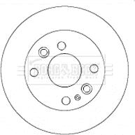 Borg & Beck BBD4432 - Спирачен диск vvparts.bg