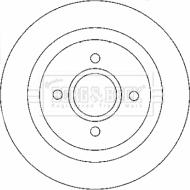 Borg & Beck BBD4421 - Спирачен диск vvparts.bg