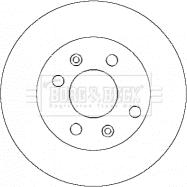 Borg & Beck BBD4427 - Спирачен диск vvparts.bg