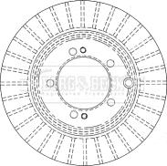 Borg & Beck BBD4479 - Спирачен диск vvparts.bg