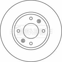 Borg & Beck BBD4592 - Спирачен диск vvparts.bg