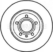 Borg & Beck BBD4545 - Спирачен диск vvparts.bg