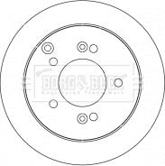 Borg & Beck BBD4540 - Спирачен диск vvparts.bg