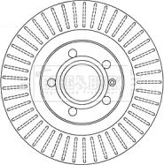 Borg & Beck BBD4548 - Спирачен диск vvparts.bg