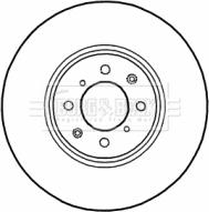 Borg & Beck BBD4564 - Спирачен диск vvparts.bg