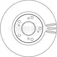 Borg & Beck BBD4538 - Спирачен диск vvparts.bg