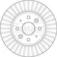 Borg & Beck BBD4526 - Спирачен диск vvparts.bg