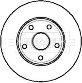 Borg & Beck BBD4527 - Спирачен диск vvparts.bg