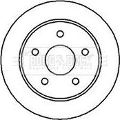 Borg & Beck BBD4655 - Спирачен диск vvparts.bg