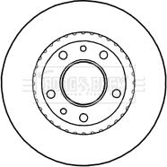 Borg & Beck BBD4652 - Спирачен диск vvparts.bg