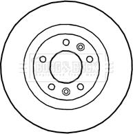 Borg & Beck BBD4669 - Спирачен диск vvparts.bg