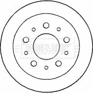 Borg & Beck BBD4609 - Спирачен диск vvparts.bg