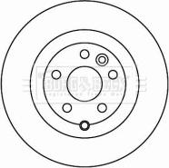 Borg & Beck BBD4600 - Спирачен диск vvparts.bg