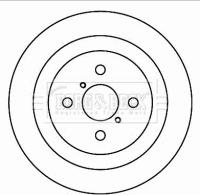 Borg & Beck BBD4601 - Спирачен диск vvparts.bg