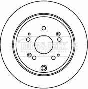 Borg & Beck BBD4610 - Спирачен диск vvparts.bg