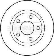 Ferodo DDF2151C-1 - Спирачен диск vvparts.bg