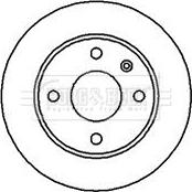 Borg & Beck BBD4686 - Спирачен диск vvparts.bg