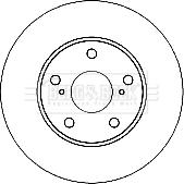 Borg & Beck BBD4682 - Спирачен диск vvparts.bg