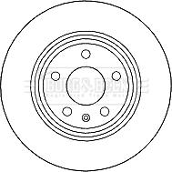 Borg & Beck BBD4635 - Спирачен диск vvparts.bg