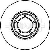 Borg & Beck BBD4623 - Спирачен диск vvparts.bg