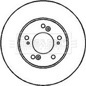 Borg & Beck BBD4090 - Спирачен диск vvparts.bg