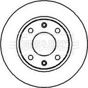 Borg & Beck BBD4838 - Спирачен диск vvparts.bg