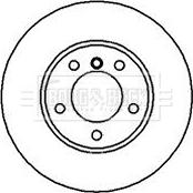 Borg & Beck BBD4067 - Спирачен диск vvparts.bg