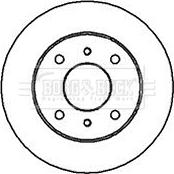 Borg & Beck BBD4008 - Спирачен диск vvparts.bg