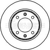 Borg & Beck BBD4012 - Спирачен диск vvparts.bg