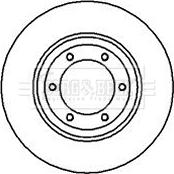 Borg & Beck BBD4030 - Спирачен диск vvparts.bg