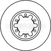 Borg & Beck BBD4031 - Спирачен диск vvparts.bg