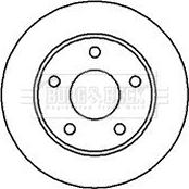 Borg & Beck BBD4026 - Спирачен диск vvparts.bg