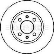 Borg & Beck BBD4022 - Спирачен диск vvparts.bg