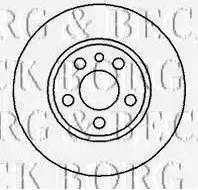 Borg & Beck BBD4079 - Спирачен диск vvparts.bg