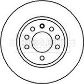 Borg & Beck BBD5058 - Спирачен диск vvparts.bg