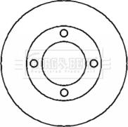 Borg & Beck BBD4144 - Спирачен диск vvparts.bg